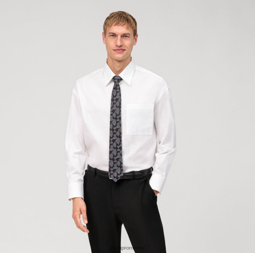 cravata regulata 7 cm, neagra OLYMP accesorii 4Z8LB62395