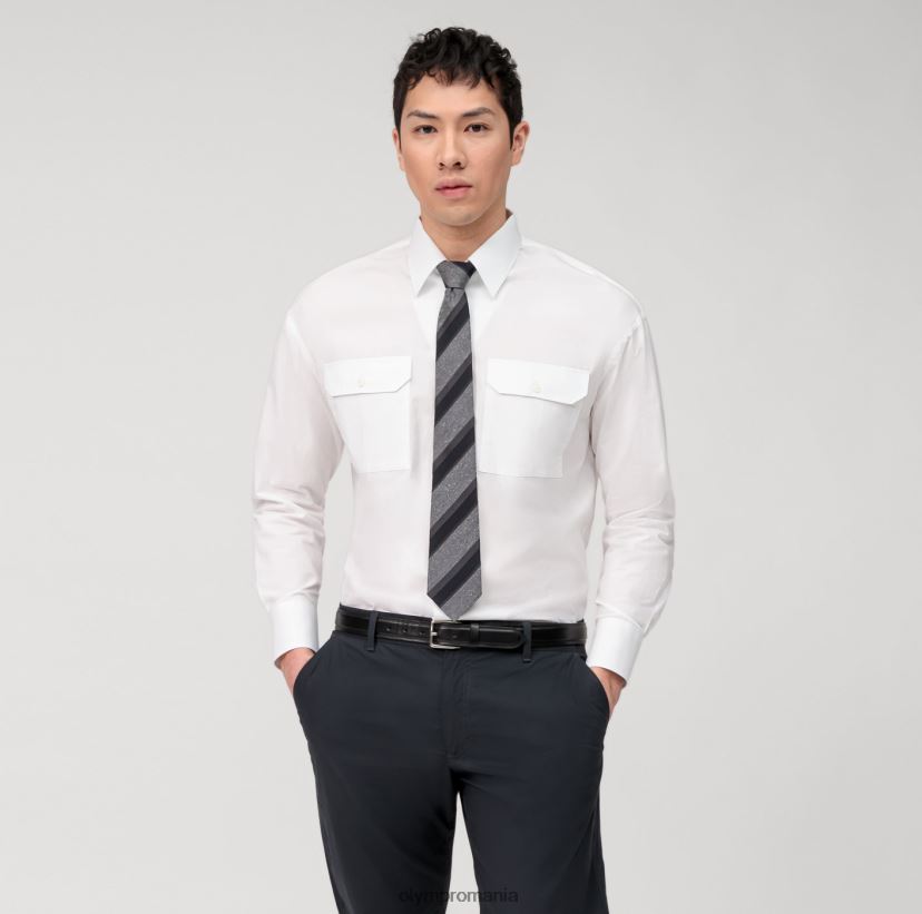 cravata regulata 7 cm, neagra OLYMP accesorii 4Z8LB62402