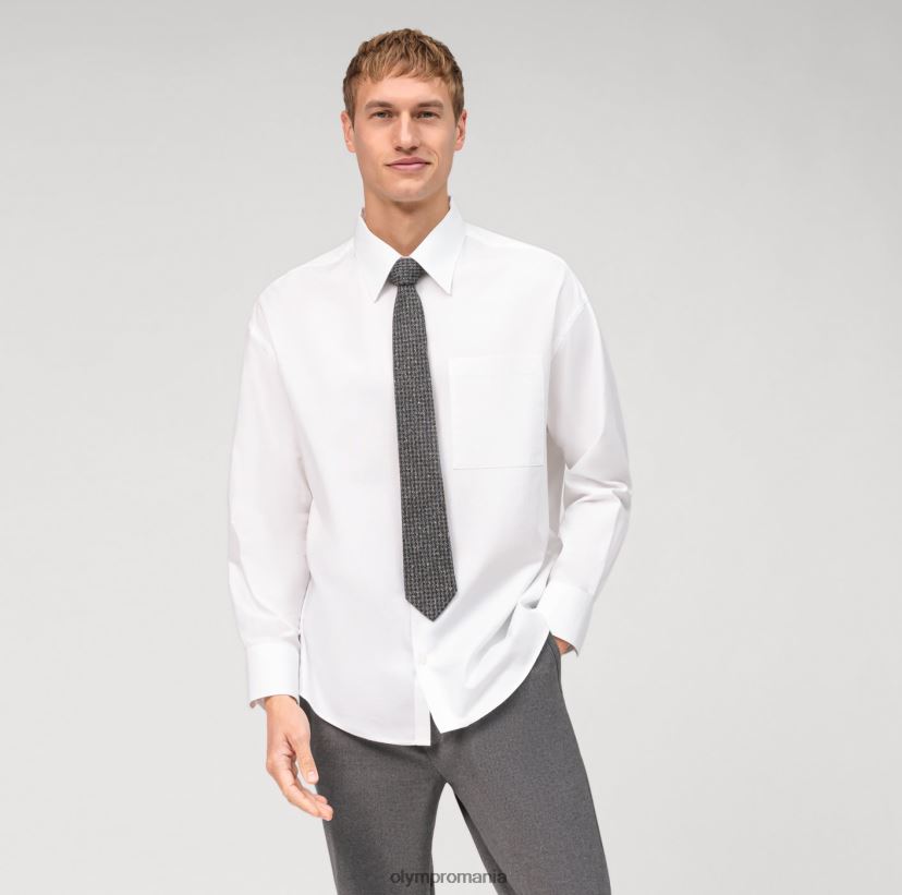 cravata regulata 7 cm, neagra OLYMP accesorii 4Z8LB62421