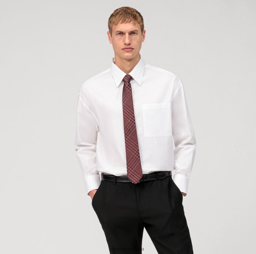 cravata regulata 7 cm, rosie OLYMP accesorii 4Z8LB62403