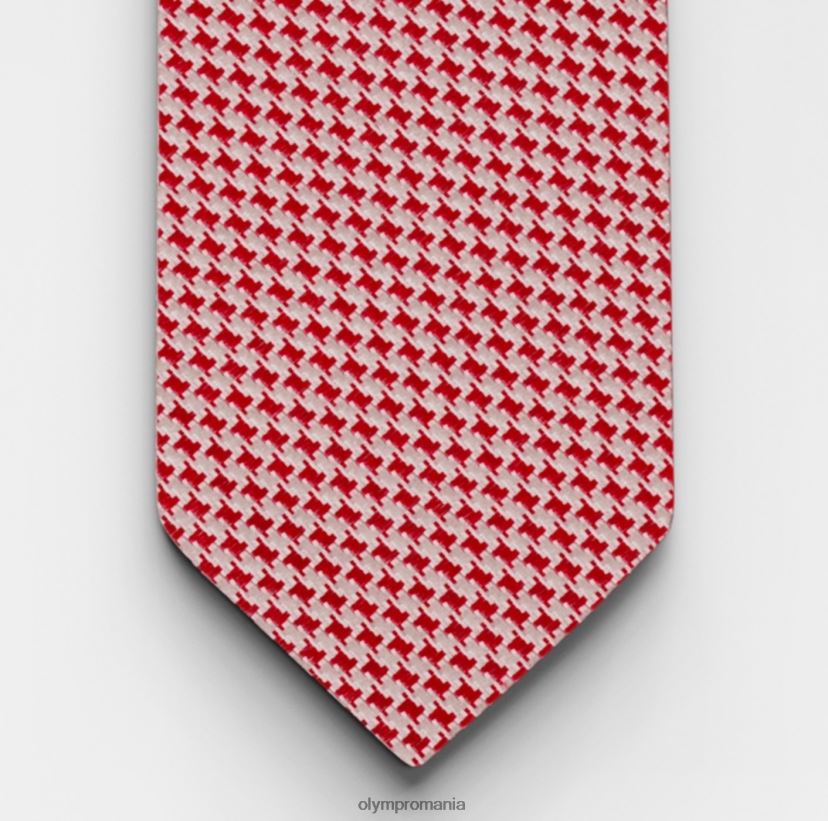 cravata slim 6,5 cm, rosie OLYMP accesorii 4Z8LB62235