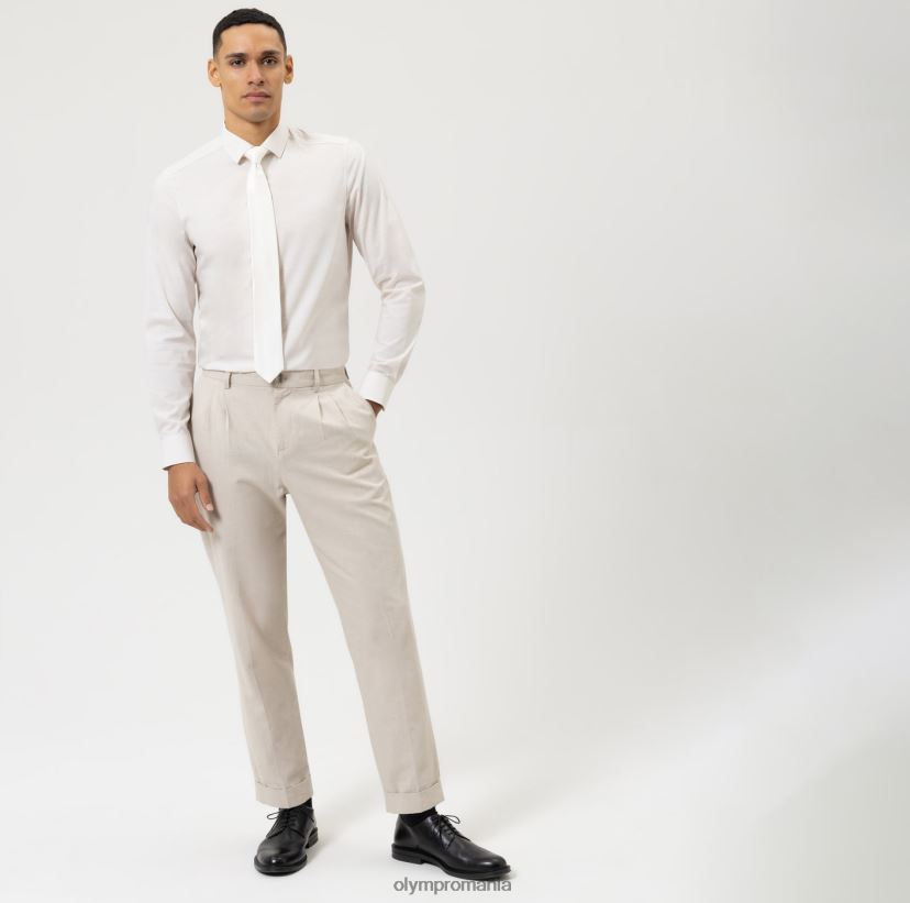 cravata slim 6,5 cm, sampanie OLYMP accesorii 4Z8LB62473