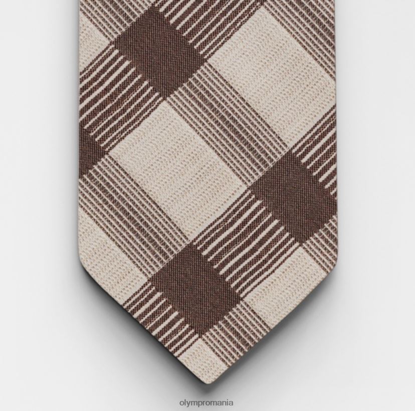 cravata slim 6,5 cm, taupe OLYMP accesorii 4Z8LB62306