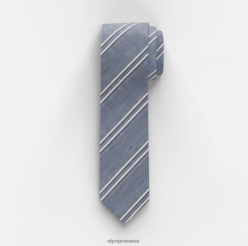 cravata subtire 6,5 cm, albastra OLYMP accesorii 4Z8LB62236
