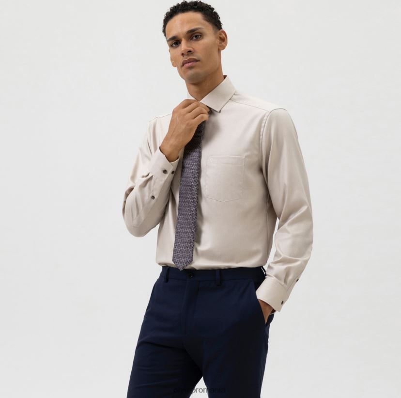 cravata subtire 6,5 cm, maro OLYMP accesorii 4Z8LB62311