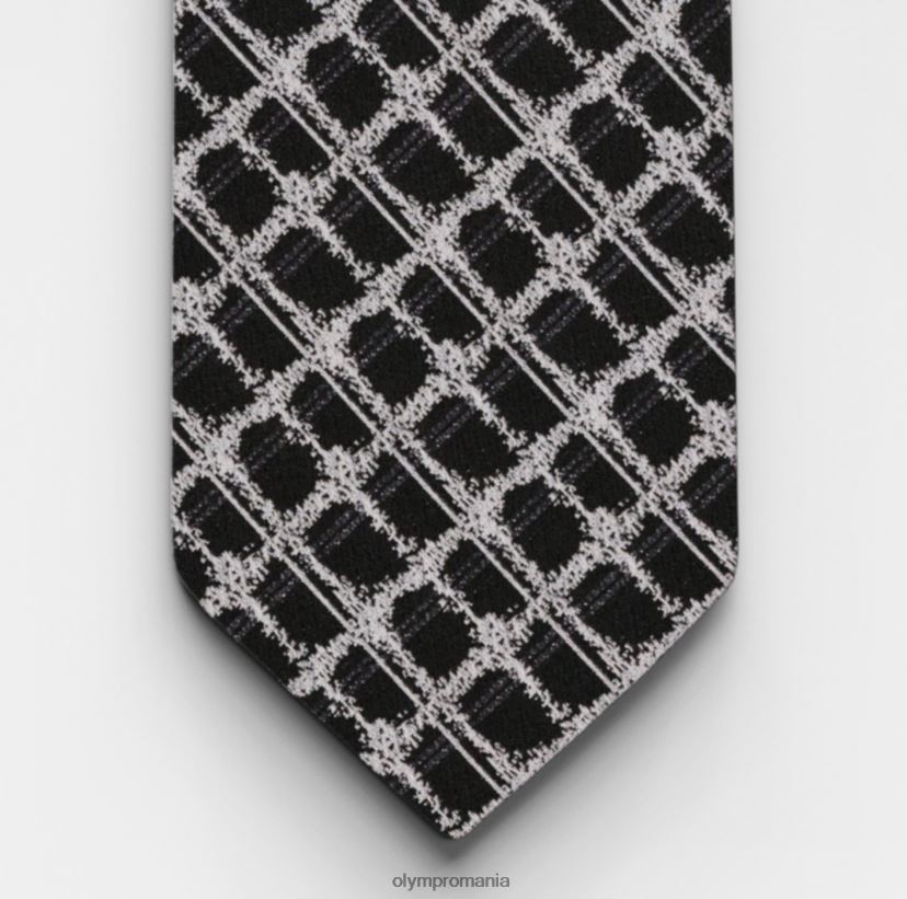 cravata subtire 6,5 cm, neagra OLYMP accesorii 4Z8LB62305