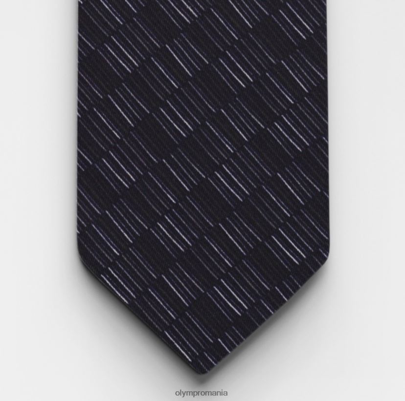 cravata subtire 6,5 cm, neagra OLYMP accesorii 4Z8LB62315