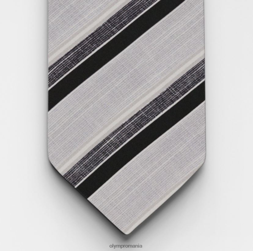 cravata subtire 6,5 cm, neagra OLYMP accesorii 4Z8LB62340