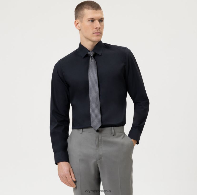 cravata subtire 6,5 cm, neagra OLYMP accesorii 4Z8LB62346