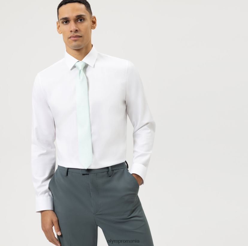 cravata subtire 6,5 cm, verde cristal OLYMP accesorii 4Z8LB62475