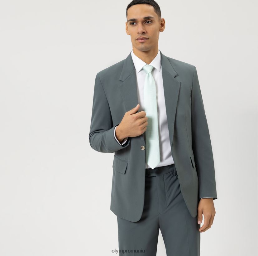 cravata subtire 6,5 cm, verde cristal OLYMP accesorii 4Z8LB62475