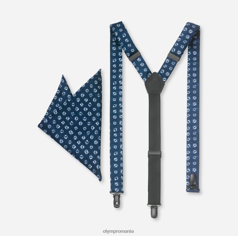 set bretele / set pocket square marine OLYMP accesorii 4Z8LB62661