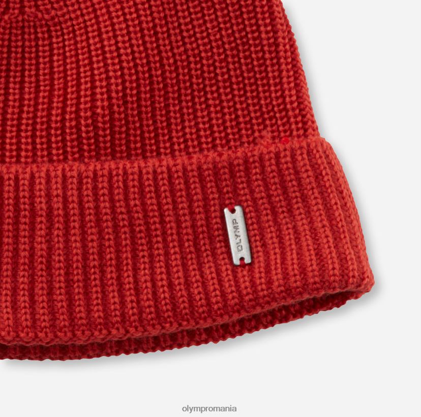 set sapca/esarfa rosu portocaliu OLYMP accesorii 4Z8LB62666