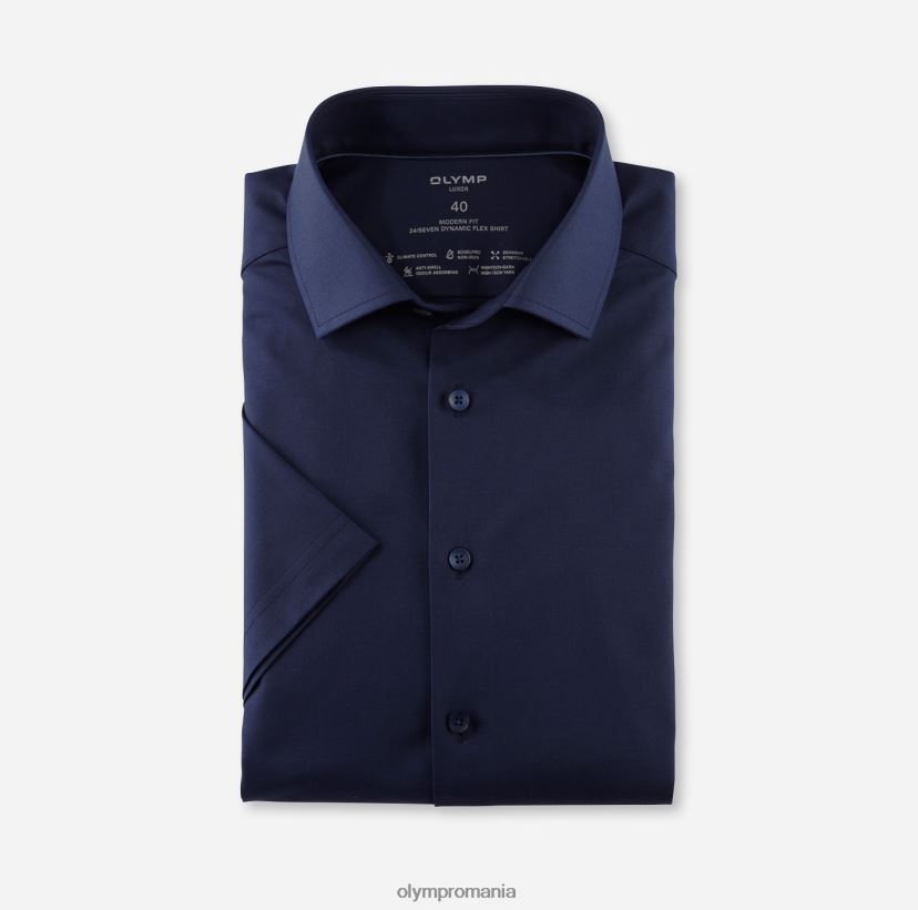 luxor 24/7 modern fit, camasa business, global kent, marine OLYMP îmbrăcăminte 4Z8LB61039