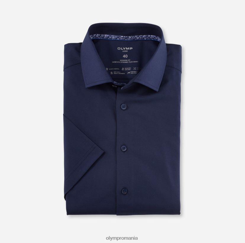 luxor 24/7 modern fit, camasa business, global kent, marine OLYMP îmbrăcăminte 4Z8LB61080