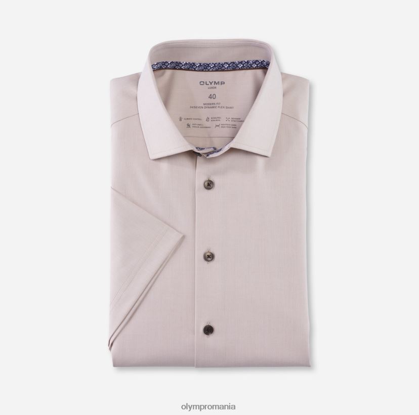 luxor 24/7 modern fit, camasa business, global kent, natural OLYMP îmbrăcăminte 4Z8LB6942
