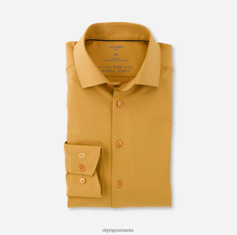 luxor 24/7 modern fit, camasa business, global kent, porumb OLYMP îmbrăcăminte 4Z8LB61356