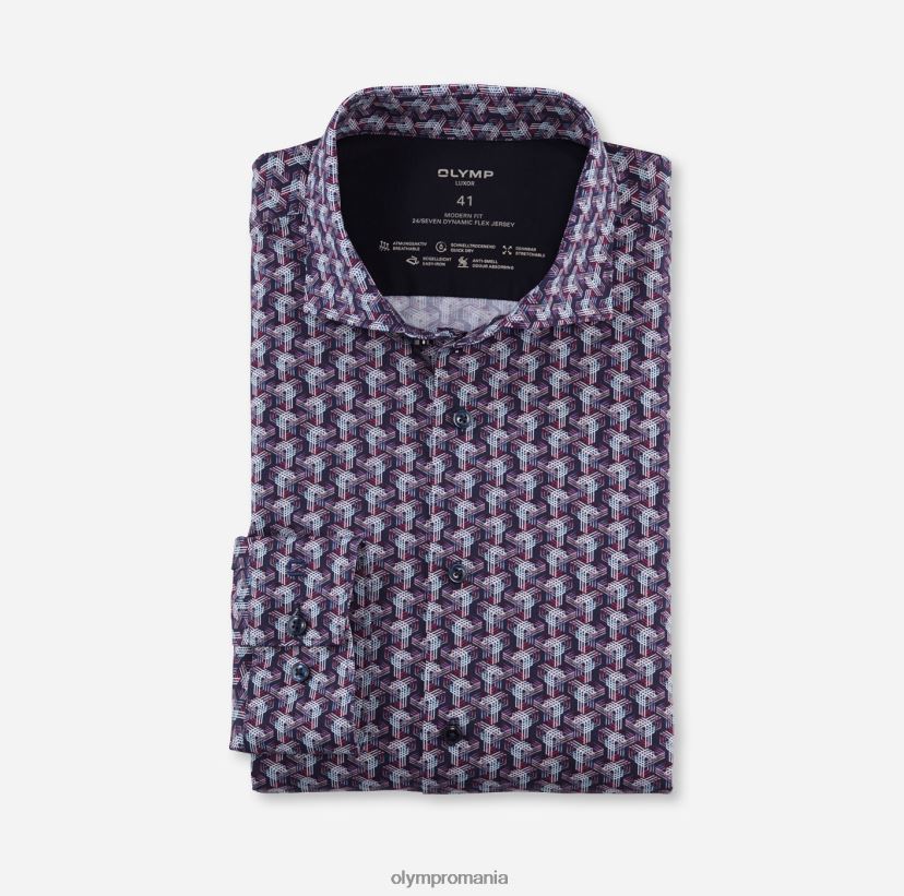 luxor 24/7 modern fit, camasa business, kent, marine OLYMP îmbrăcăminte 4Z8LB61084