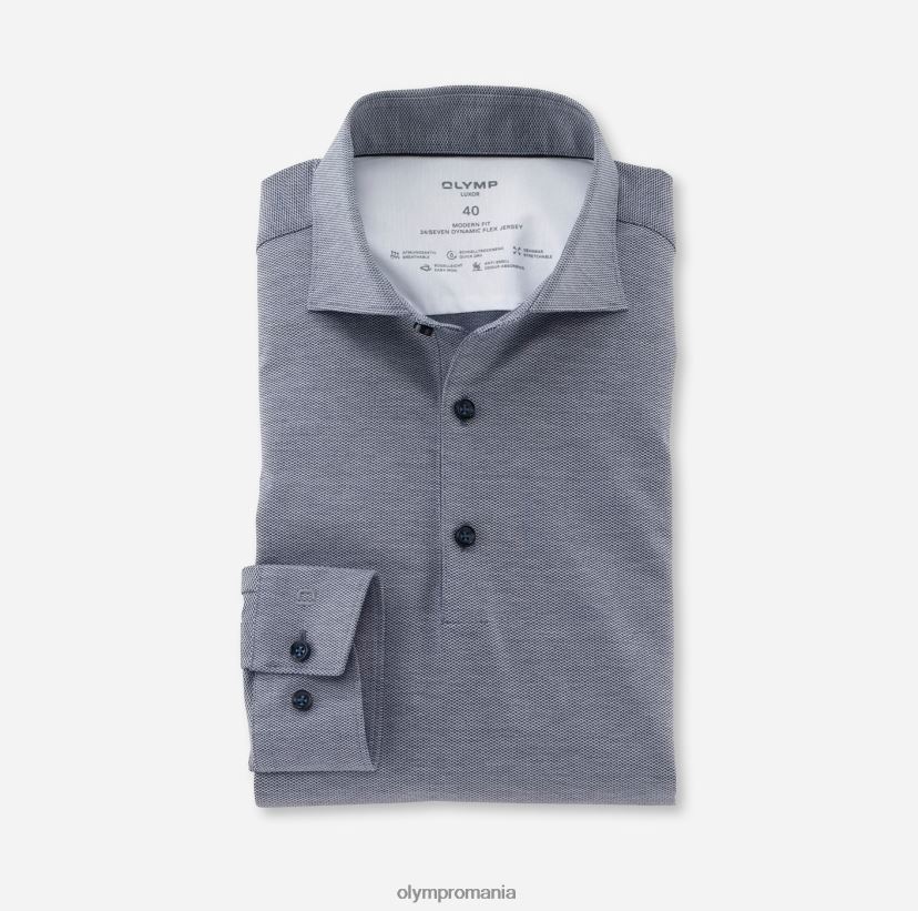 luxor 24/7 modern fit, camasa business, kent, marine OLYMP îmbrăcăminte 4Z8LB61143