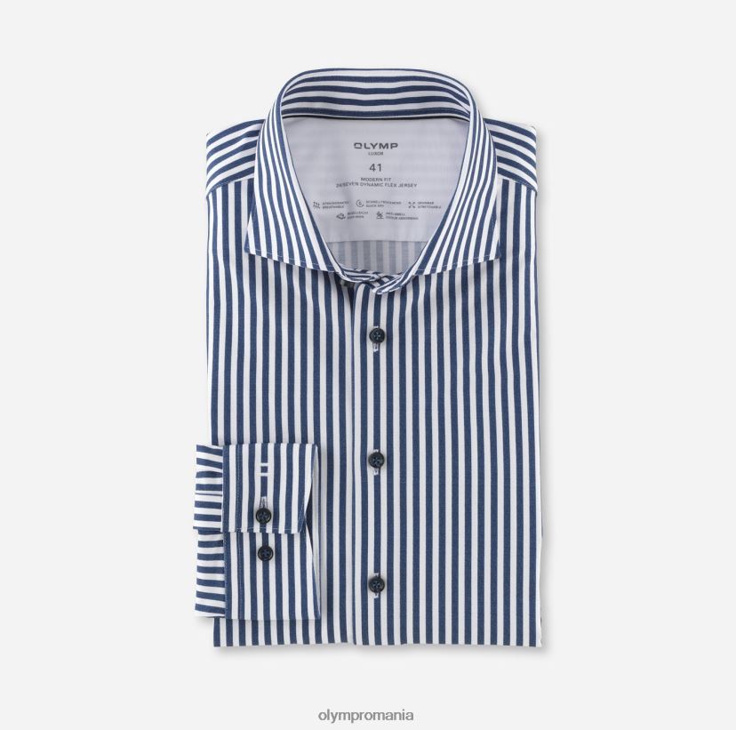 luxor 24/7 modern fit, camasa business, kent, marine OLYMP îmbrăcăminte 4Z8LB61174