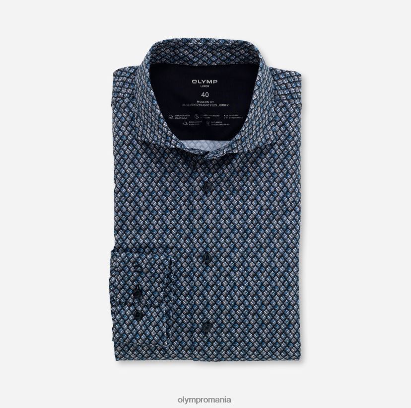luxor 24/7 modern fit, camasa business, kent, marine OLYMP îmbrăcăminte 4Z8LB61342