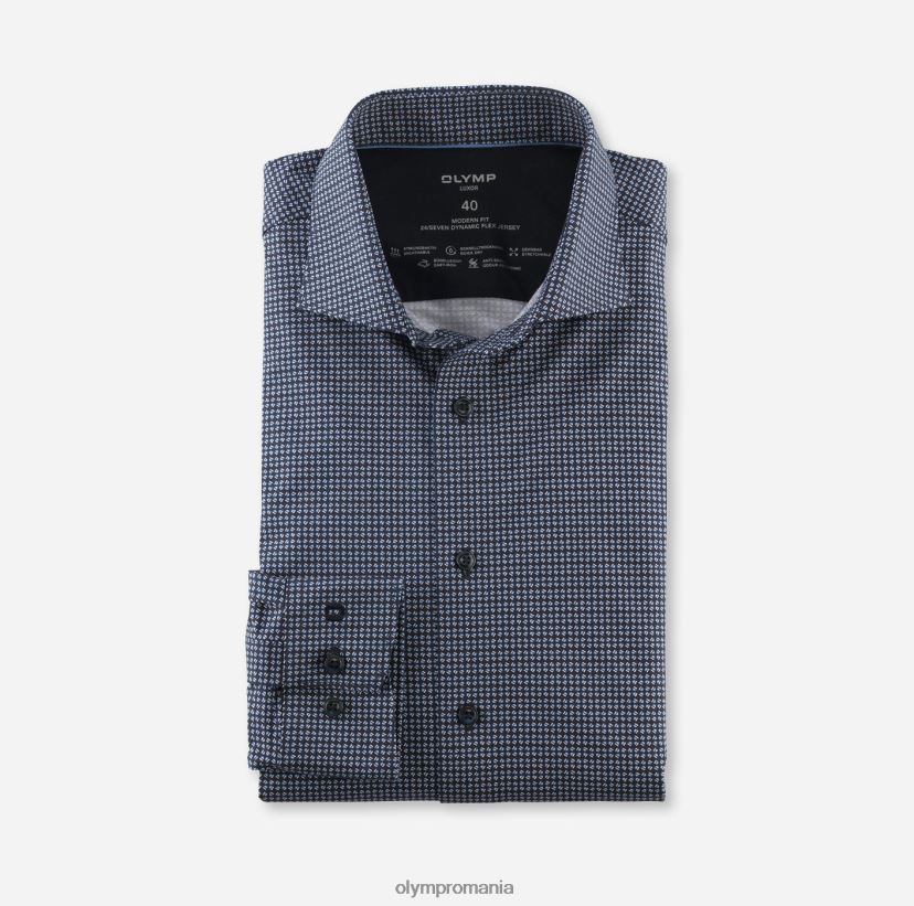 luxor 24/7 modern fit, camasa business, kent, marine OLYMP îmbrăcăminte 4Z8LB6923