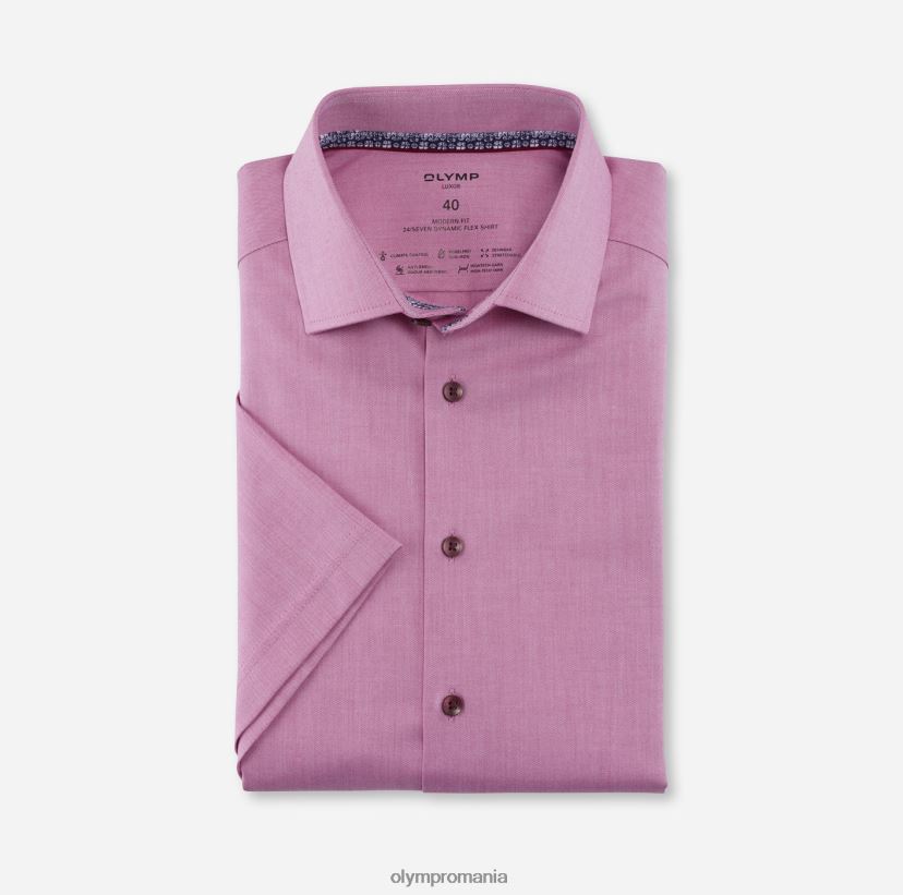 luxor 24/seven modern fit, camasa business, global kent, fuchsia OLYMP îmbrăcăminte 4Z8LB61196