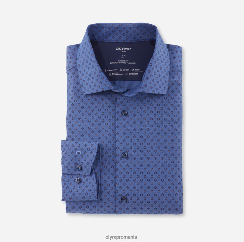 luxor 24/seven modern fit, camasa business, global kent, maro roscat OLYMP îmbrăcăminte 4Z8LB61074