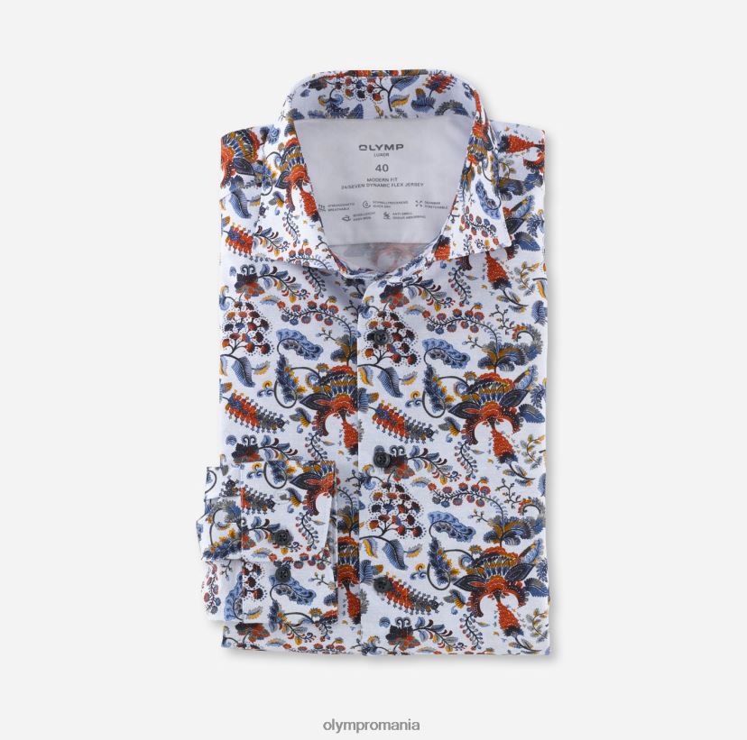 luxor 24/seven modern fit, camasa business, kent, bleu OLYMP îmbrăcăminte 4Z8LB61211