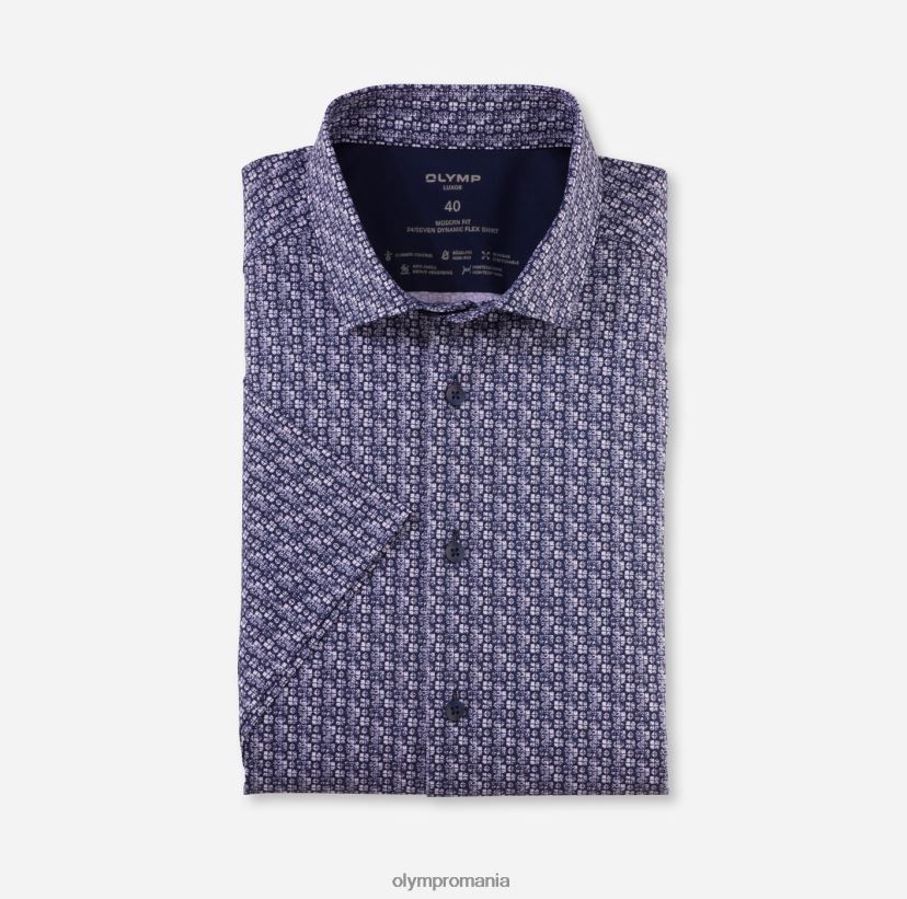 luxor 24/seven modern fit, camasa business, kent modern, marine OLYMP îmbrăcăminte 4Z8LB6999