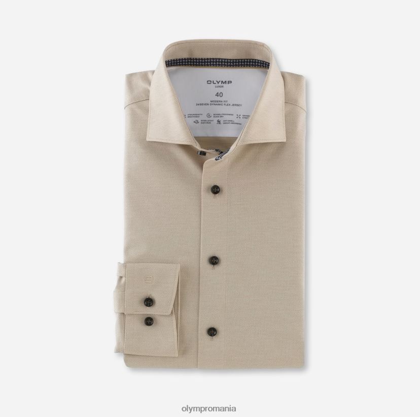 luxor 24/seven modern fit, camasa business, kent, natural OLYMP îmbrăcăminte 4Z8LB61100