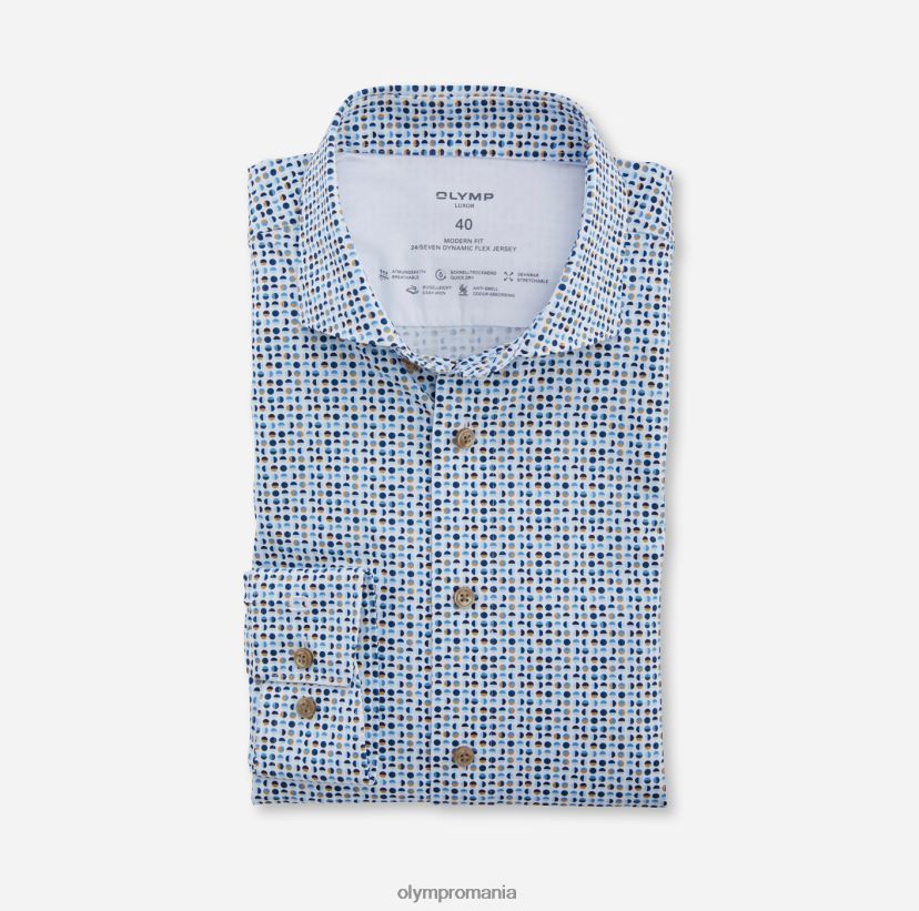 luxor 24/seven modern fit, camasa business, kent, natural OLYMP îmbrăcăminte 4Z8LB61126