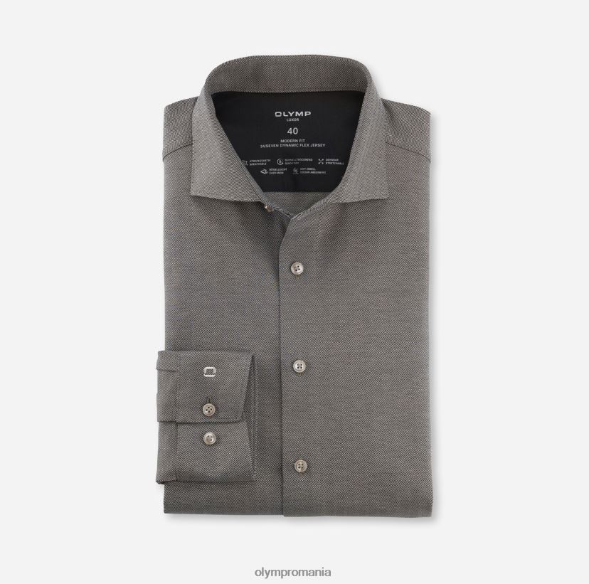 luxor 24/seven modern fit, camasa business, kent, natural OLYMP îmbrăcăminte 4Z8LB61357