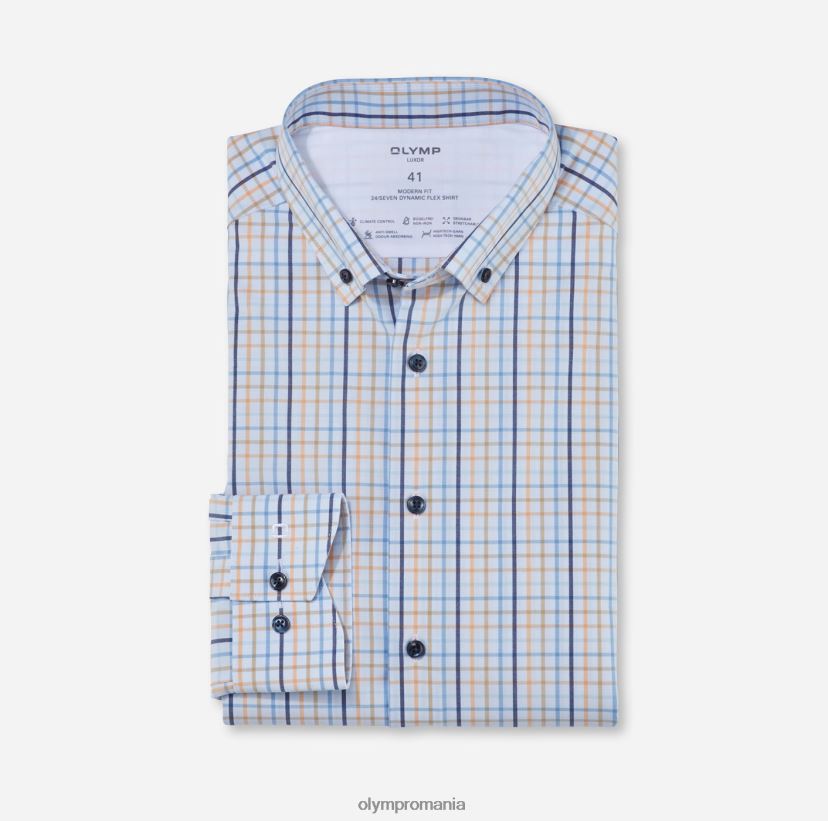 luxor 24/seven modern fit, camasa business, nasturi, mandarin OLYMP îmbrăcăminte 4Z8LB61167