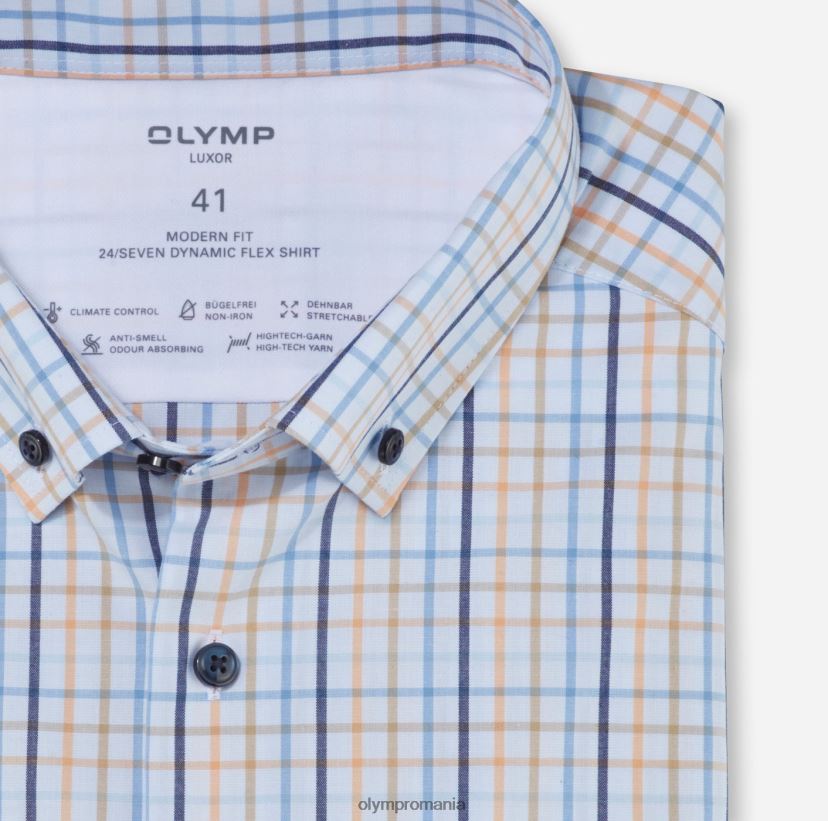 luxor 24/seven modern fit, camasa business, nasturi, mandarin OLYMP îmbrăcăminte 4Z8LB61167