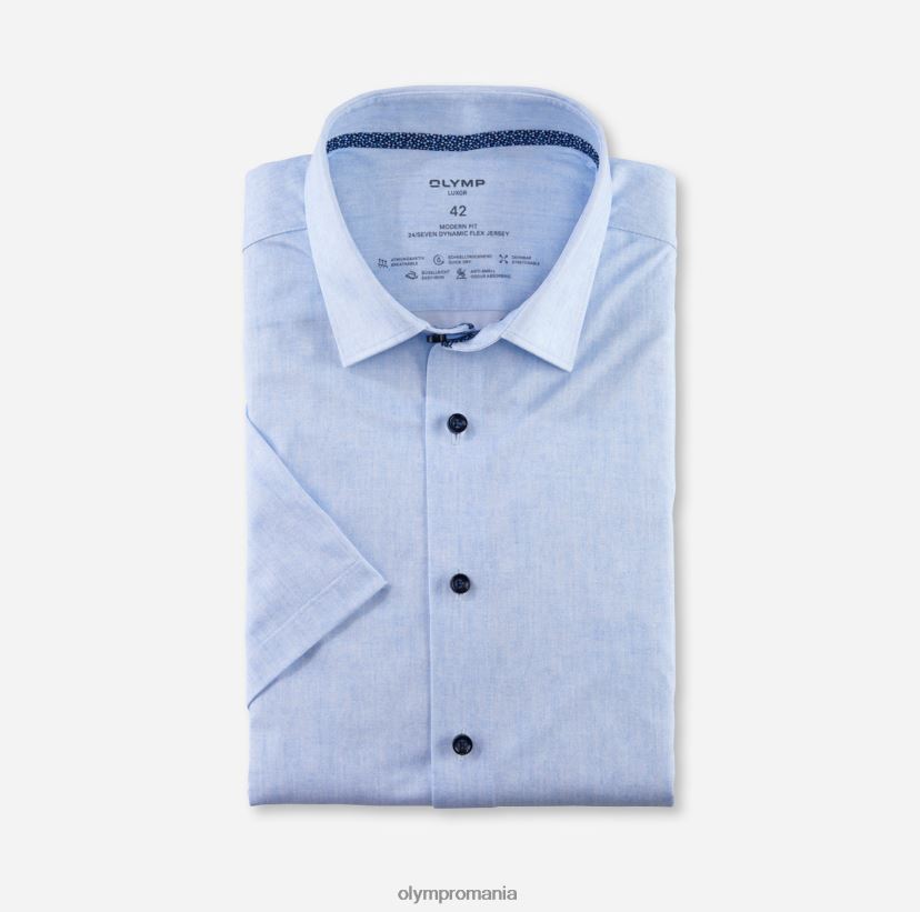luxor 24/seven modern fit, camasa business, new kent, bleu OLYMP îmbrăcăminte 4Z8LB6915