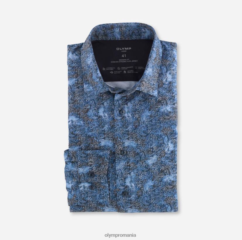 luxor 24/seven modern fit, camasa business, new kent, marine OLYMP îmbrăcăminte 4Z8LB61303