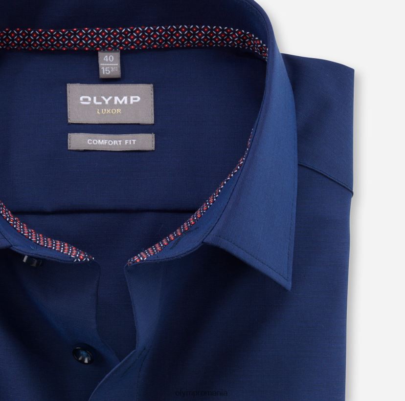 luxor comfort fit, cămașă business, new kent, albastru noapte OLYMP îmbrăcăminte 4Z8LB61609