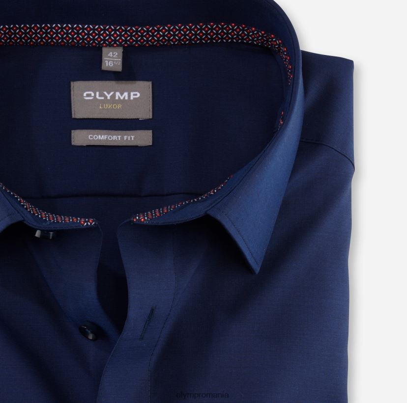 luxor comfort fit, cămașă business, new kent, albastru noapte OLYMP îmbrăcăminte 4Z8LB61647
