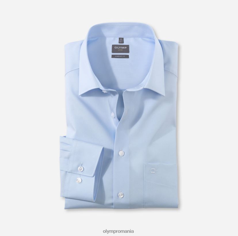 luxor comfort fit, camasa business, maneca lunga extra lunga, new kent, albastru OLYMP îmbrăcăminte 4Z8LB61705