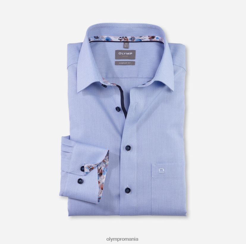luxor comfort fit, camasa business, maneca lunga extra lunga, new kent, bleu OLYMP îmbrăcăminte 4Z8LB61699