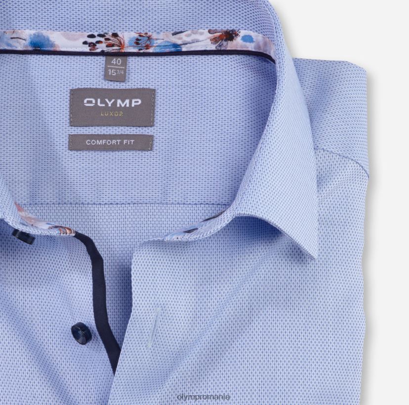 luxor comfort fit, camasa business, maneca lunga extra lunga, new kent, bleu OLYMP îmbrăcăminte 4Z8LB61699