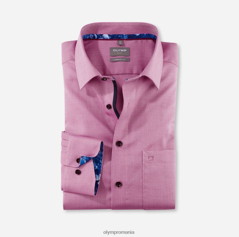 luxor comfort fit, camasa business, maneca lunga extra lunga, new kent, fuchsia OLYMP îmbrăcăminte 4Z8LB61702