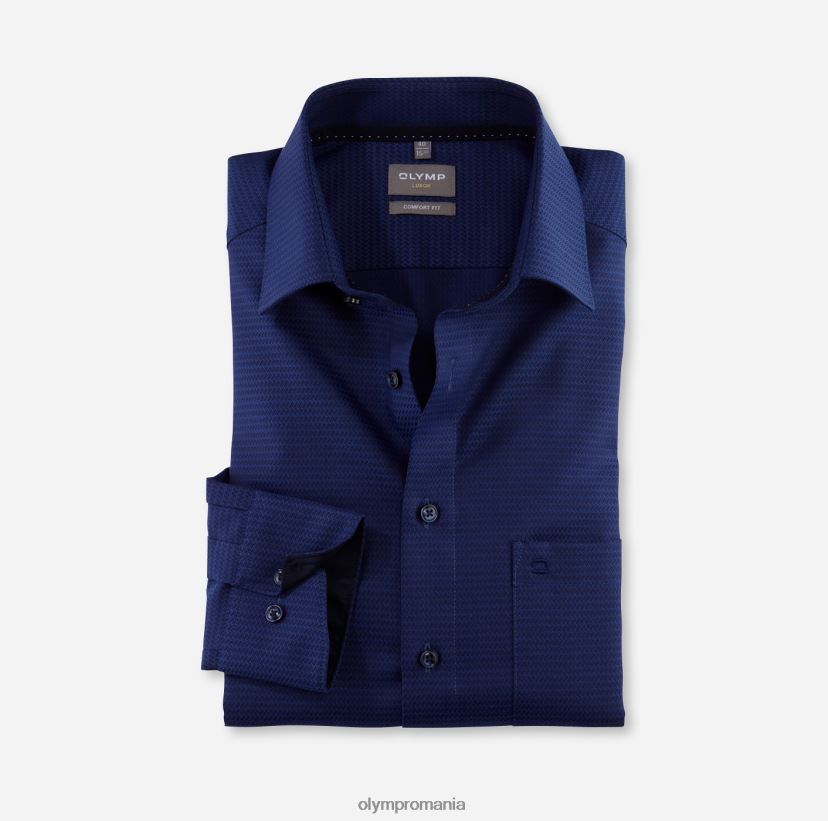 luxor comfort fit, camasa business, maneca lunga extra lunga, new kent, marine OLYMP îmbrăcăminte 4Z8LB61695