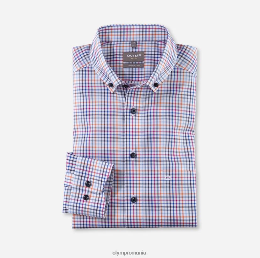 luxor comfort fit, camasa business, nasturi, portocaliu OLYMP îmbrăcăminte 4Z8LB61498