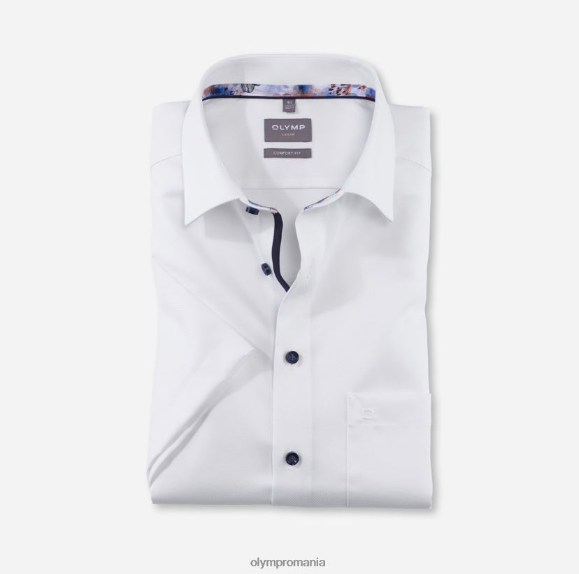 luxor comfort fit, camasa business, new kent, alb OLYMP îmbrăcăminte 4Z8LB61621