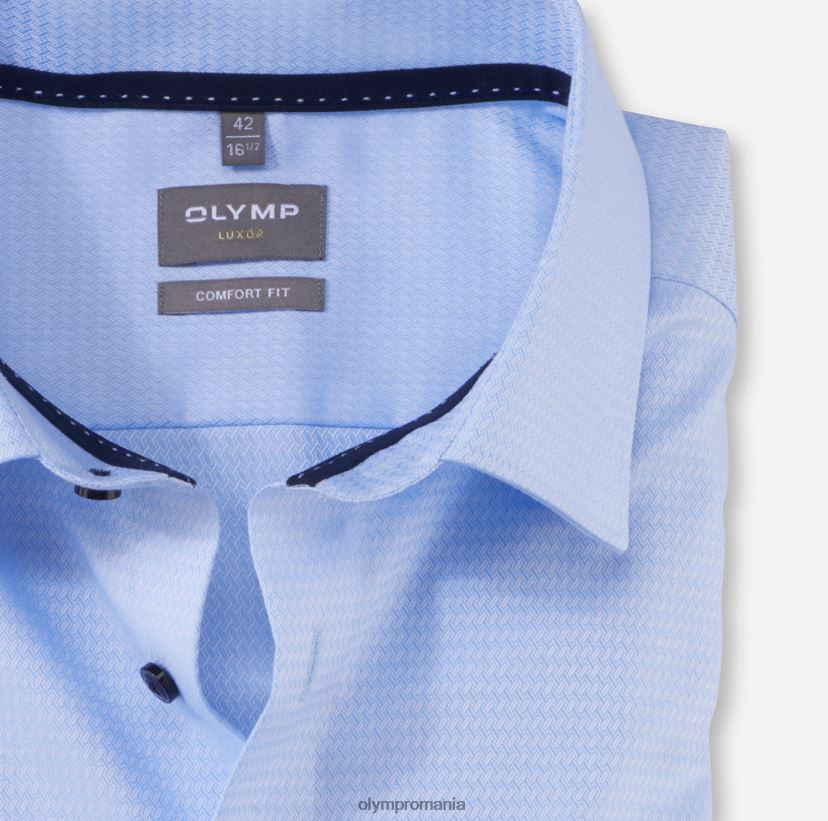 luxor comfort fit, camasa business, new kent, bleu OLYMP îmbrăcăminte 4Z8LB61502
