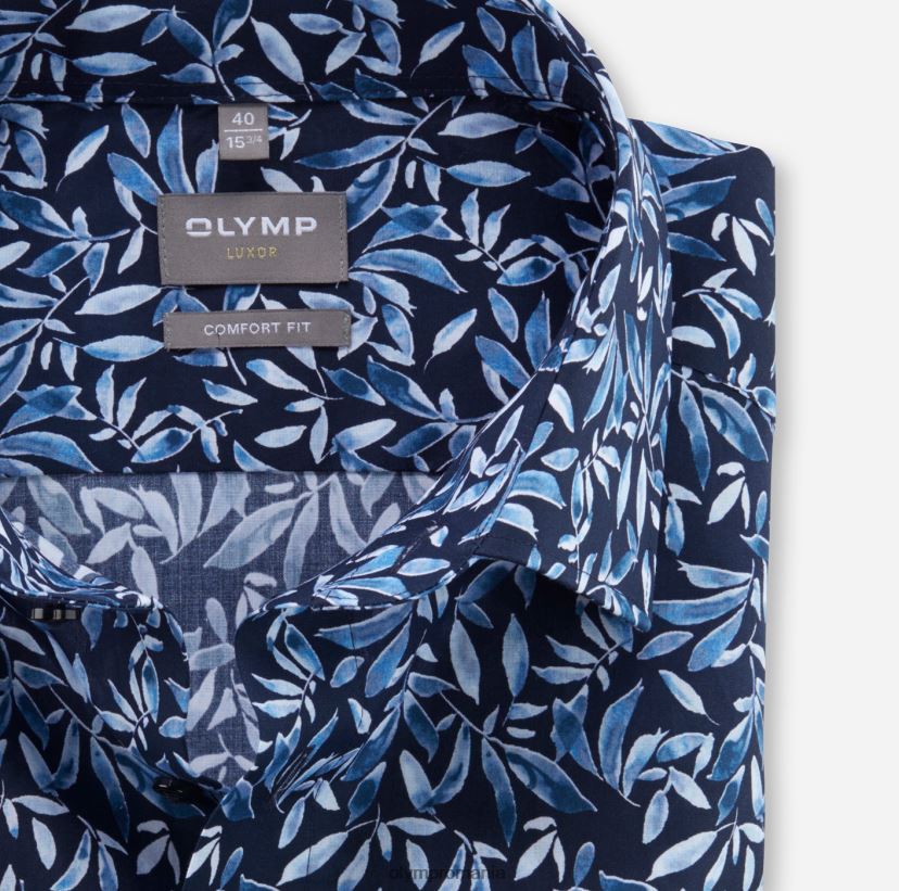 luxor comfort fit, camasa business, new kent, bleu OLYMP îmbrăcăminte 4Z8LB61508