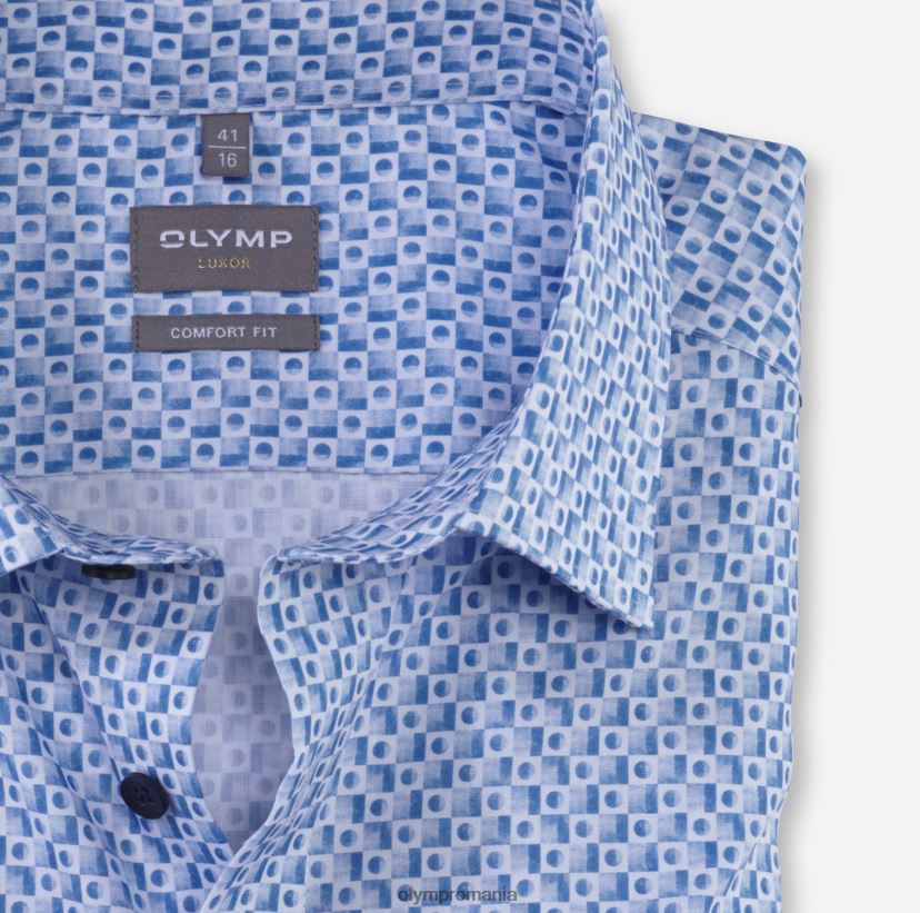 luxor comfort fit, camasa business, new kent, bleu OLYMP îmbrăcăminte 4Z8LB61538
