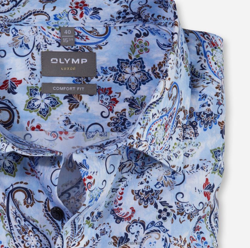 luxor comfort fit, camasa business, new kent, bleu OLYMP îmbrăcăminte 4Z8LB61605